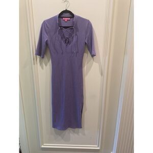 Betsy Johnson Light Purple Retro Woman's Dress Stretch Size Small Free Shipping